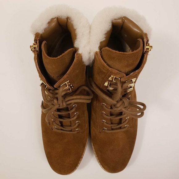 Michael Kors Booties Rosario Amber Shearling Suede - Picture 4 of 8